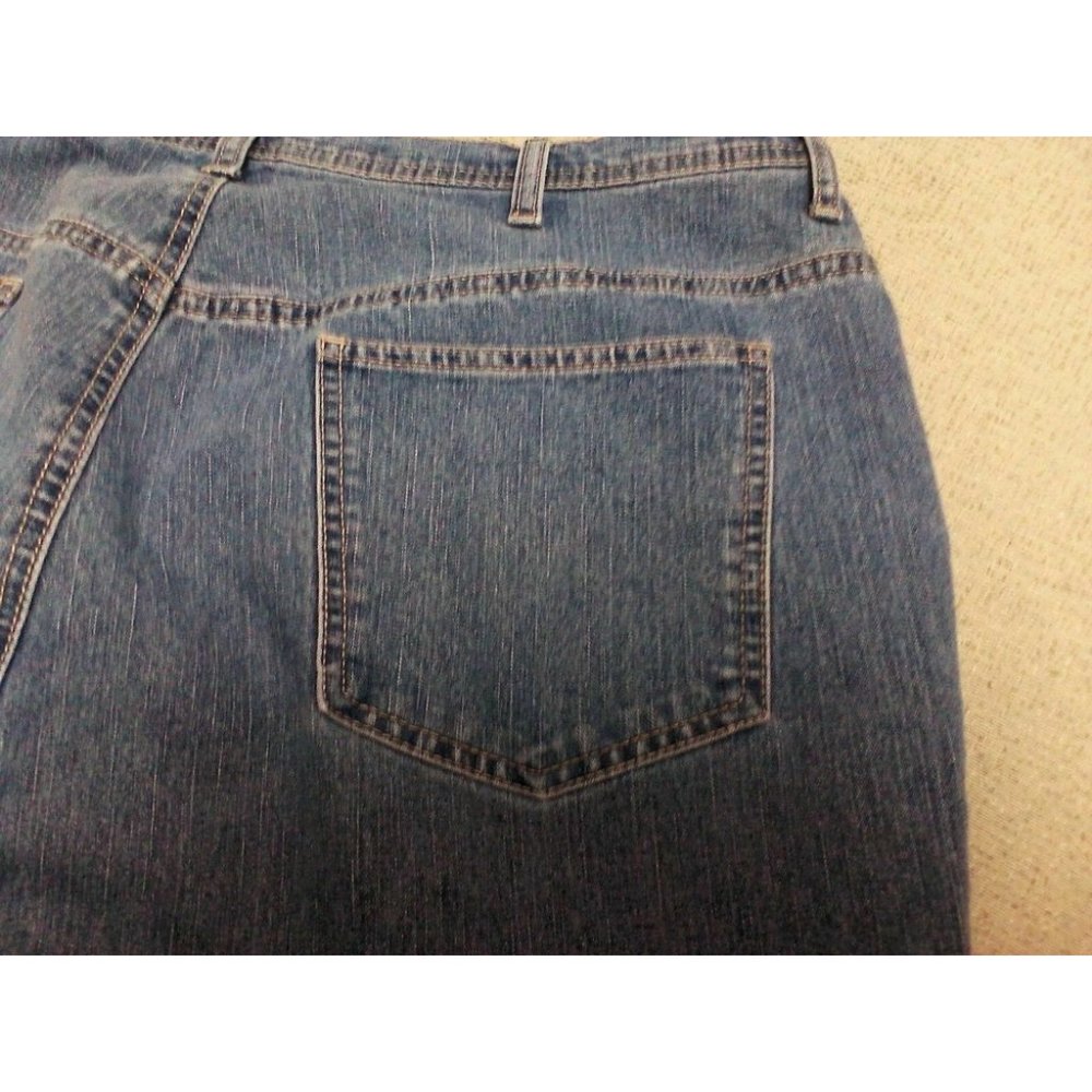 Liz & Me Women's Jeans (38x26) Signature Tummy-Support Stretch Med-Wash Sz 18WP - Picture 10 of 16